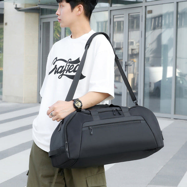 Premium Men’s Large Capacity Oxford Travel Duffel Bag Outdoor Luggage
