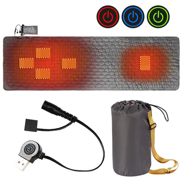 Winter Smart Charging Portable Heated Camping Sleeping Pad Thermal Pad