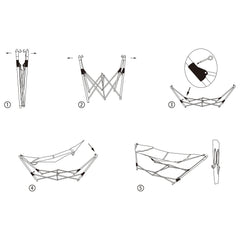 Foldable Hammock with Carrying Bag