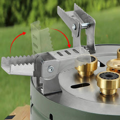 Portable Electronic Ignition High Power Foldable Gas Stove Camping Hiking