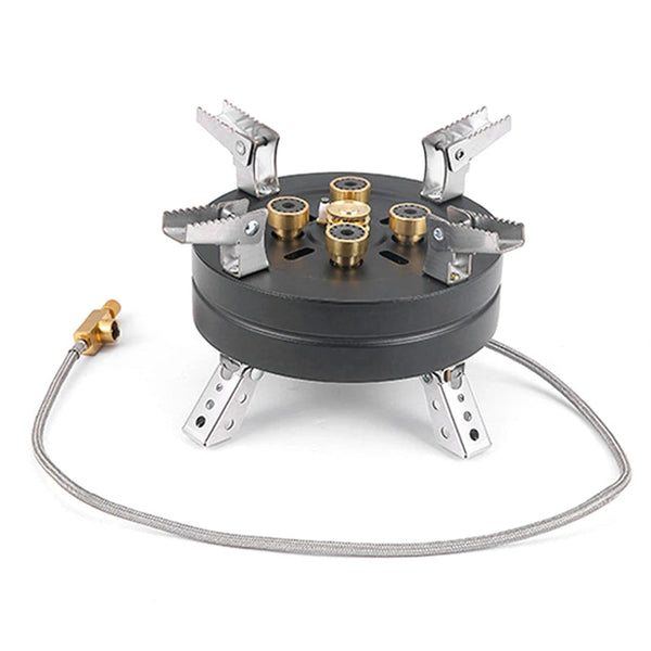 Portable Electronic Ignition High Power Foldable Gas Stove Camping Hiking