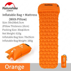Naturehike Ultralight Inflatable Camping Sleeping Mat Portable Tent Air Pad