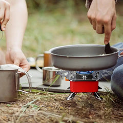 Foldable Windproof Camping Gas Stove Portable Burner Hiking Backpacking Picnic