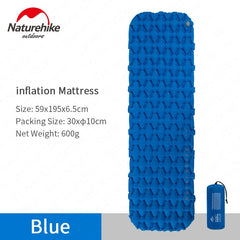Naturehike Ultralight Inflatable Camping Sleeping Mat Portable Tent Air Pad