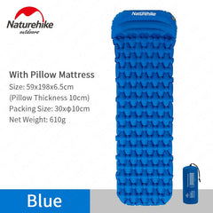 Naturehike Ultralight Inflatable Camping Sleeping Mat Portable Tent Air Pad