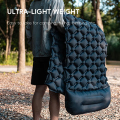 Inflatable Camping Air Cushion Sleeping Pad With Pillow Self-Inflating Mattress