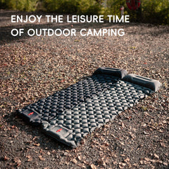 Inflatable Camping Air Cushion Sleeping Pad With Pillow Self-Inflating Mattress