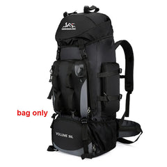 90L Waterproof Hiking Camping Backpack Large Capacity Trekking Travel Rucksack