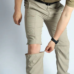Men’s Convertible Lightweight Waterproof Quick-Dry Hiking Pants Outdoor Travel