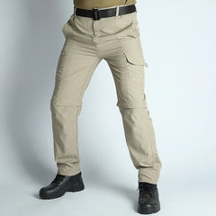 Men’s Convertible Lightweight Waterproof Quick-Dry Hiking Pants Outdoor Travel