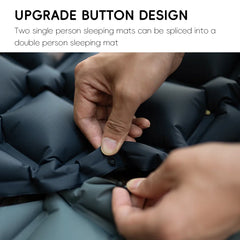 Inflatable Camping Air Cushion Sleeping Pad With Pillow Self-Inflating Mattress