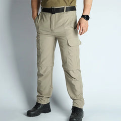 Men’s Convertible Lightweight Waterproof Quick-Dry Hiking Pants Outdoor Travel
