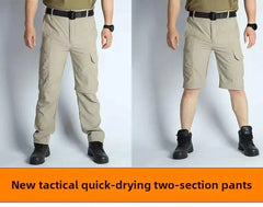 Men’s Convertible Lightweight Waterproof Quick-Dry Hiking Pants Outdoor Travel