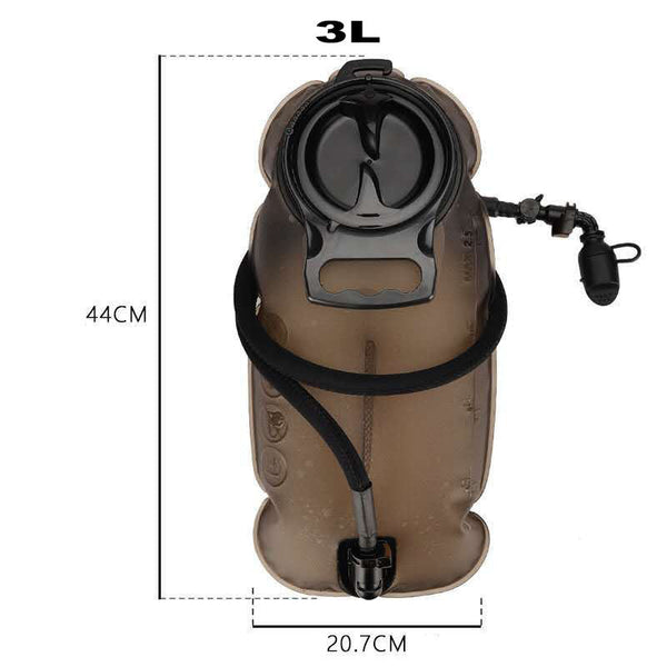 TPU Hydration Bladder Outdoor Water Drinking Bag Folding Mountaineering Cycling
