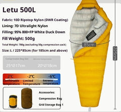Outdoor Camping Ultra Light Down Sleeping Bag