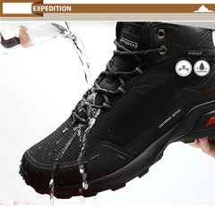 Camouflage Waterproof Breathable Non-Slip Hiking Shoes Men Outdoor Trekking Shoes