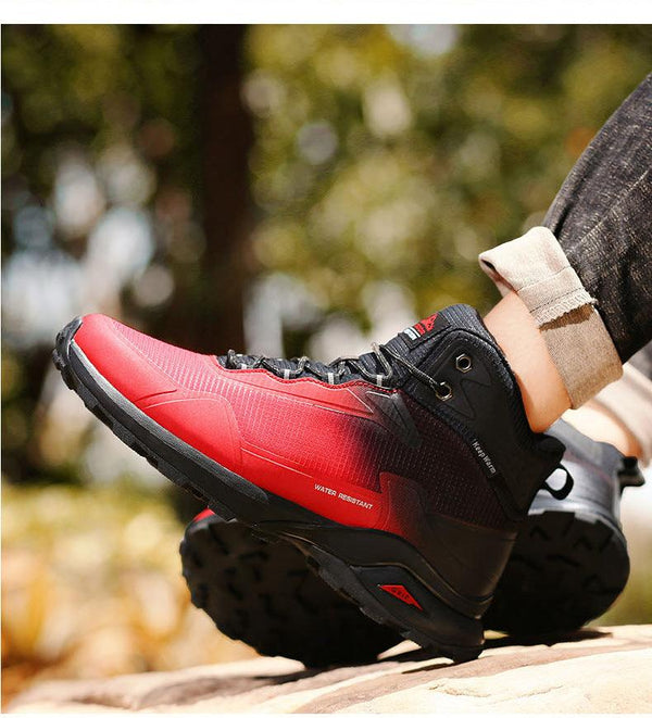 Camouflage Waterproof Breathable Non-Slip Hiking Shoes Men Outdoor Trekking Shoes
