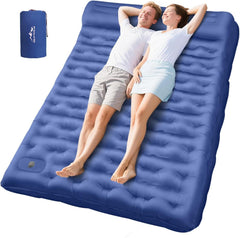 Ultralight Inflatable Camping Sleeping Pad Built-in Pump Pillow Thick Mat