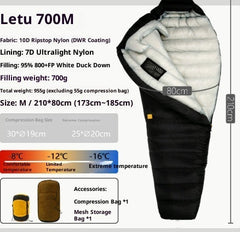 Outdoor Camping Ultra Light Down Sleeping Bag