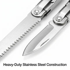 6-in-1 Multi Tool Survival Kit Shovel Knife Axe Saw Nail Puller w/ Pouch Outdoor Gear Camping