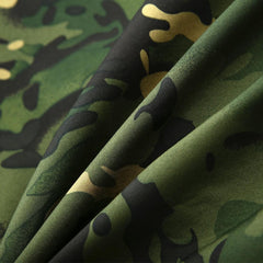 Men’s Green Camouflage Lightweight Water-Resistant Tactical Windbreaker Outdoor Jacket