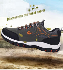 Men’s Lightweight Breathable Non-Slip Hiking Shoes Outdoor Low-Top Sneakers
