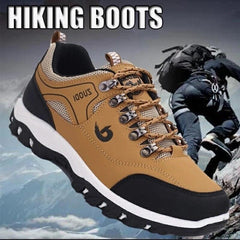 Men’s Lightweight Breathable Non-Slip Hiking Shoes Outdoor Low-Top Sneakers