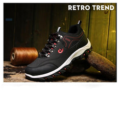 Men’s Lightweight Breathable Non-Slip Hiking Shoes Outdoor Low-Top Sneakers