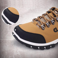 Men’s Lightweight Breathable Non-Slip Hiking Shoes Outdoor Low-Top Sneakers