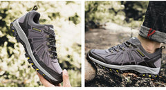 Unisex Non-Slip Wear-Resistant Hiking Shoes Breathable Outdoor Walking Sneakers