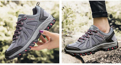 Unisex Non-Slip Wear-Resistant Hiking Shoes Breathable Outdoor Walking Sneakers