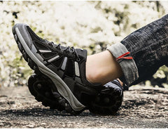Unisex Non-Slip Wear-Resistant Hiking Shoes Breathable Outdoor Walking Sneakers
