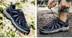 Unisex Non-Slip Wear-Resistant Hiking Shoes Breathable Outdoor Walking Sneakers