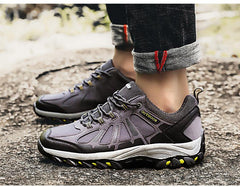 Unisex Non-Slip Wear-Resistant Hiking Shoes Breathable Outdoor Walking Sneakers