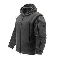Tactical Fleece Hooded Lightweight Warm Outdoor Hiking Camping Jacket Men