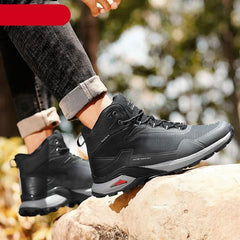 Camouflage Waterproof Breathable Non-Slip Hiking Shoes Men Outdoor Trekking Shoes
