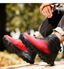 Camouflage Waterproof Breathable Non-Slip Hiking Shoes Men Outdoor Trekking Shoes