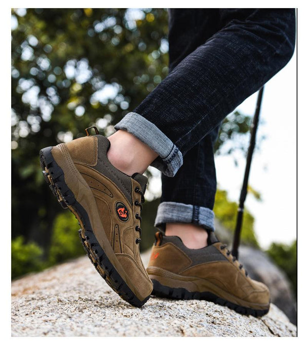 Winter Couple Warm Non-Slip Lightweight Hiking Shoes Low Top Sneakers
