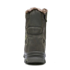 Men’s Mid-Cut Waterproof Hiking Boots Outdoor Winter Mountaineering Work Shoes