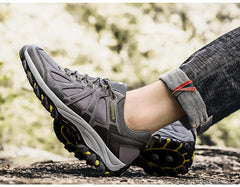 Unisex Non-Slip Wear-Resistant Hiking Shoes Breathable Outdoor Walking Sneakers