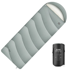 Cotton Envelope Portable Sleeping Bag with Compression Sack Camping Backpacking Gear