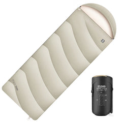 Cotton Envelope Portable Sleeping Bag with Compression Sack Camping Backpacking Gear