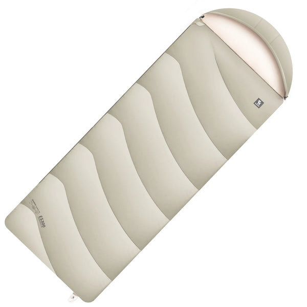 Cotton Envelope Portable Sleeping Bag with Compression Sack Camping Backpacking Gear