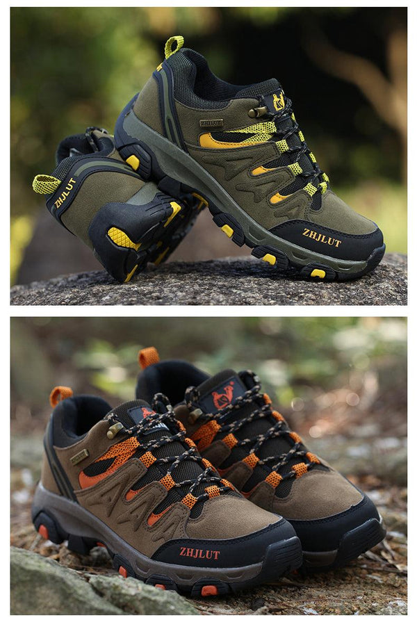 Tactical Waterproof Hiking Boots Unisex Non-Slip Outdoor Mountain Sneakers