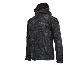 Men’s Camouflage Waterproof Windproof Winter Tactical Hooded Big Size Jacket