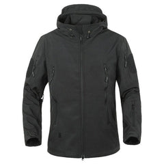Men’s Camouflage Waterproof Windproof Winter Tactical Hooded Big Size Jacket