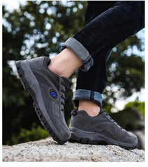 Winter Couple Warm Non-Slip Lightweight Hiking Shoes Low Top Sneakers