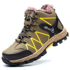 Winter Waterproof Non-Slip Warm Plush Snow Boots Outdoor Safety Shoes