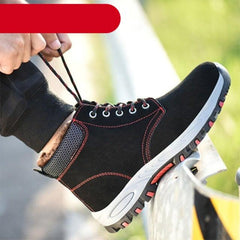Winter Waterproof Non-Slip Warm Plush Snow Boots Outdoor Safety Shoes