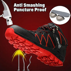 Winter Waterproof Non-Slip Warm Plush Snow Boots Outdoor Safety Shoes